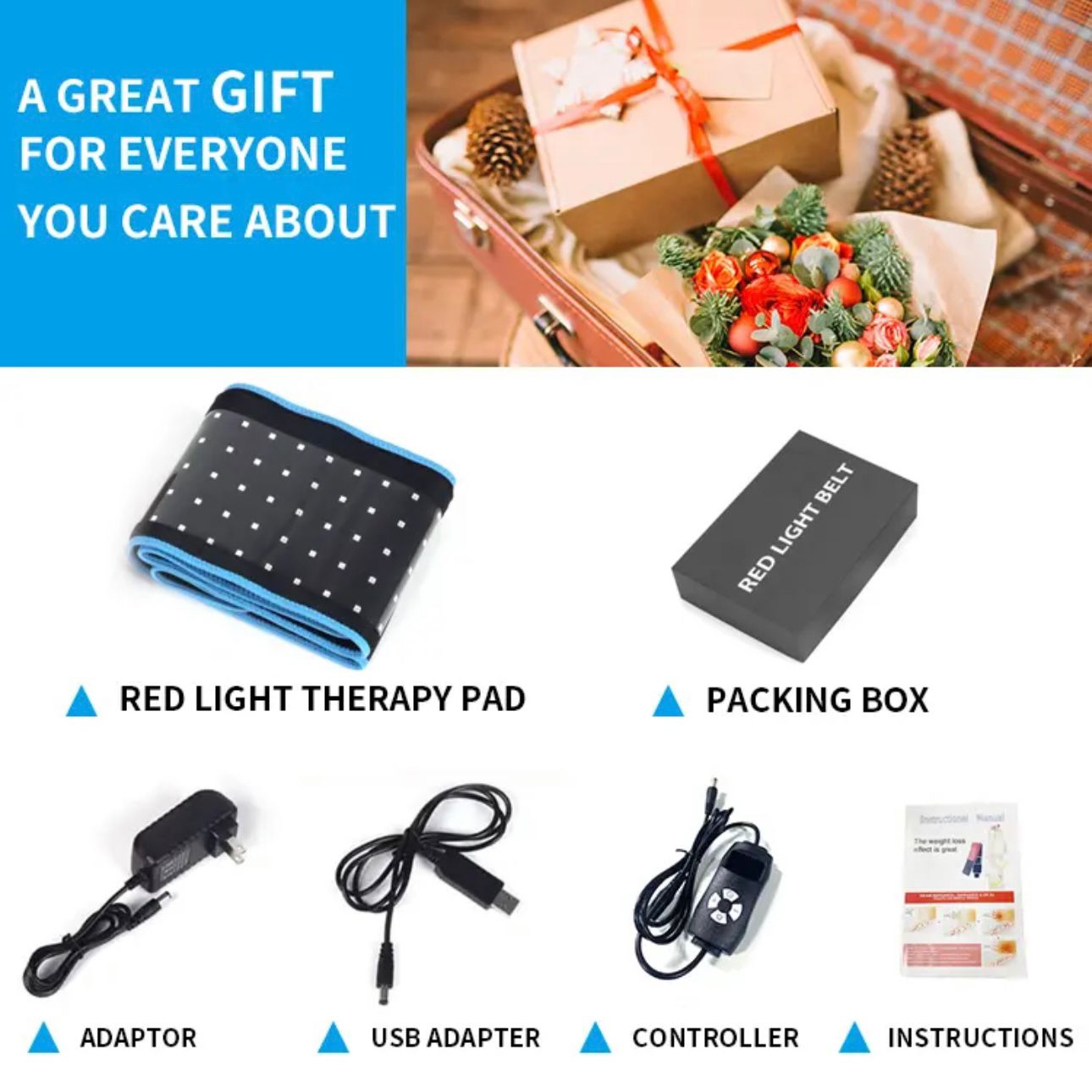 Red LED Light Therapy Slimming Belt - Full-Body Healing & Recovery - NEW