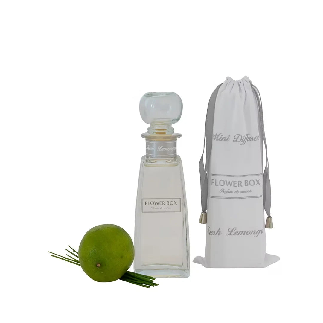 Flower Box Fresh Lemongrass Mini Diffuser 100ml