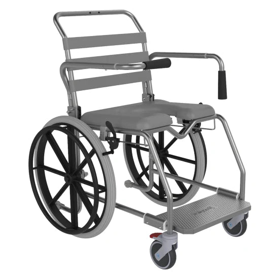 ASPIRE Self Propelled Commode - Weight Bearing Platform - 530 mm Wide