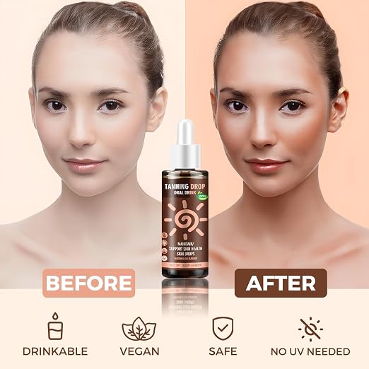Tanning Drops Oral Drink – Watermelon Flavour 60mL