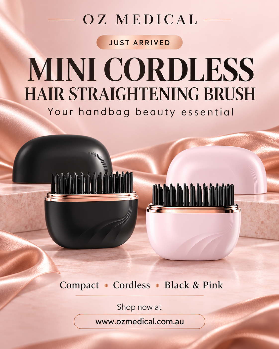Just arrived- New! Mini Cordless Hair Straightening Brush! π