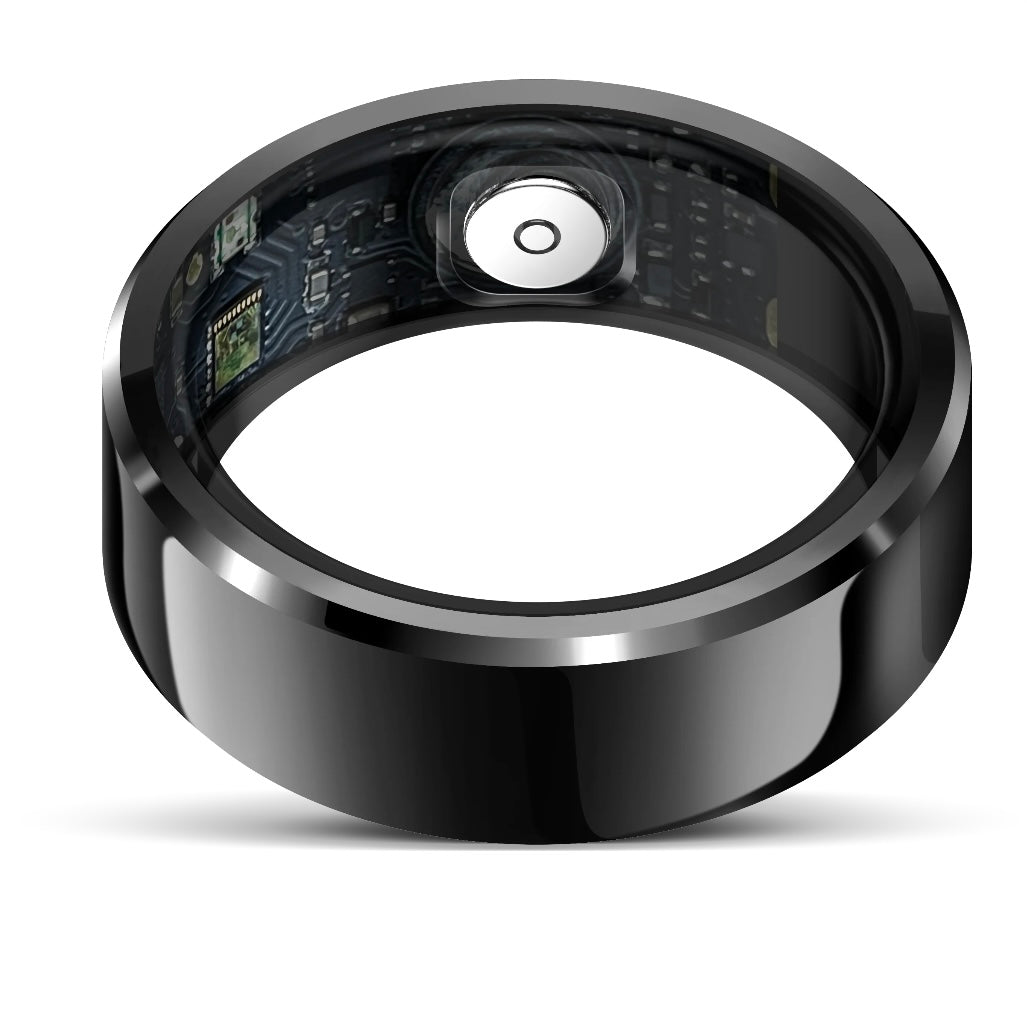 Smart Health Monitoring Ring - Black
