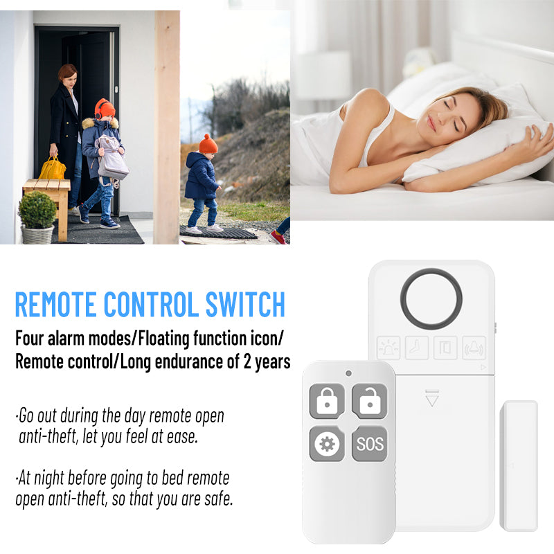 130 dB Door & Window Remote Control Smart Alarm
