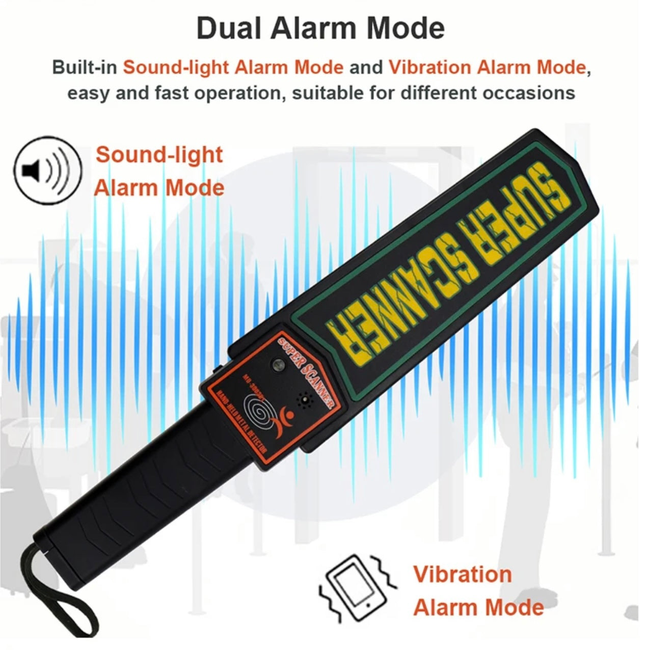 Super Scanner Portable Handheld Metal Detector