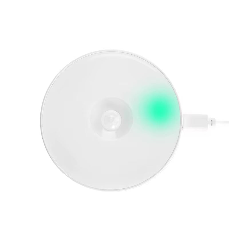 Motion Sensor LED Night Light Body Induction Lamp USB Rechargeable Wall Mount