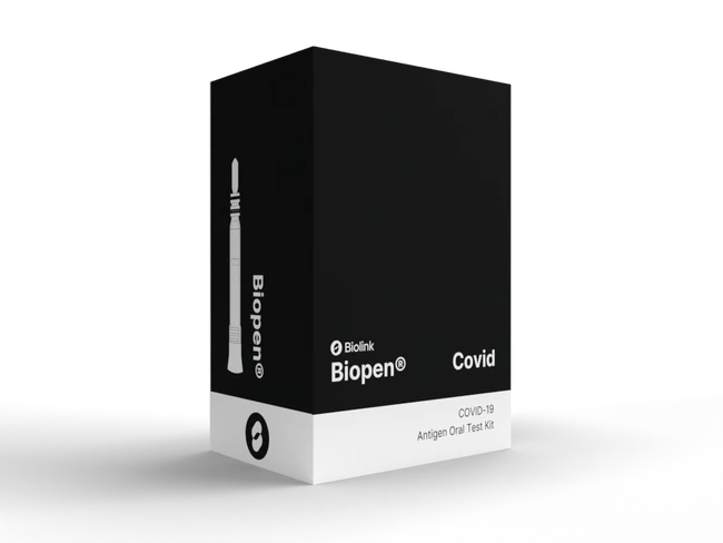 Biopen® RSV + COVID-19 + Flu A & B Nasal Pen, High Sensitivity (Pack of 5 Tests) Exp 1/1/26