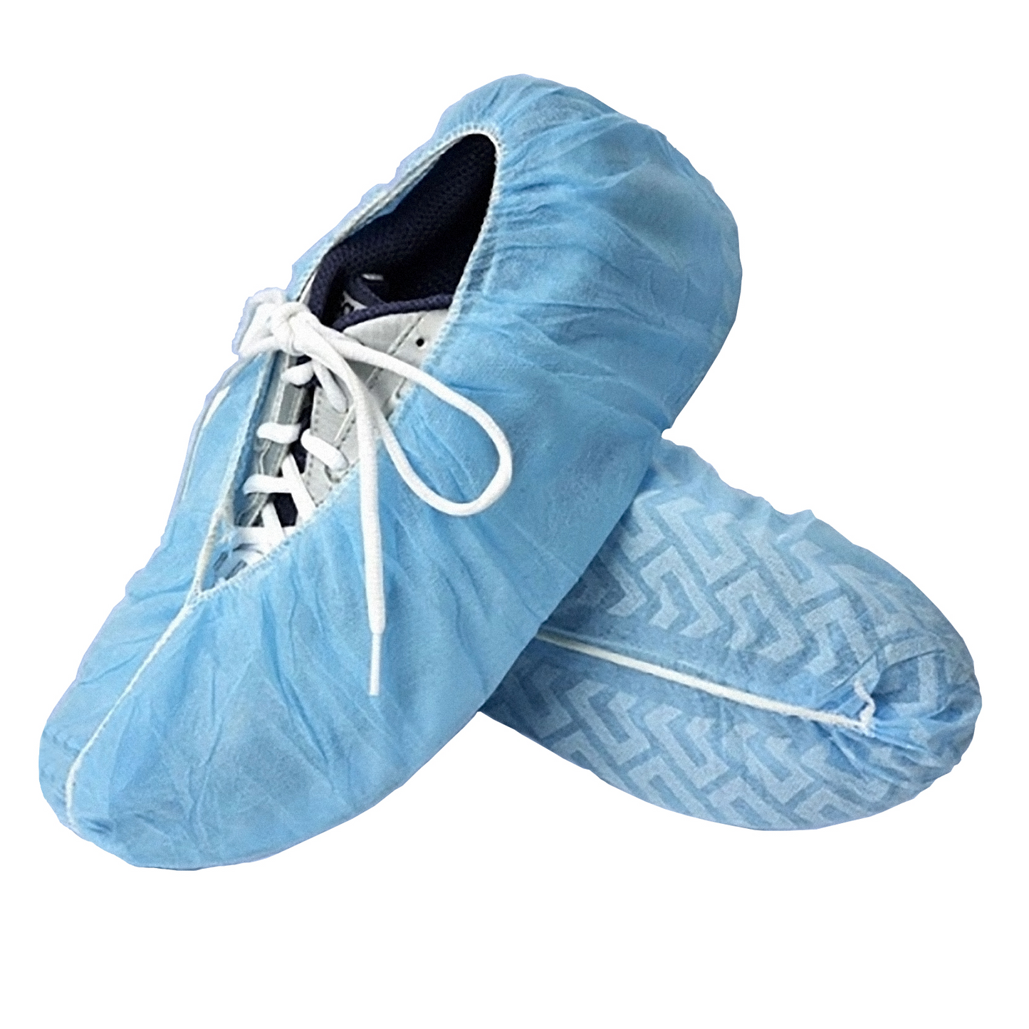Non Slip Disposable Shoe Covers – Light Blue Polypropylene (Carton)