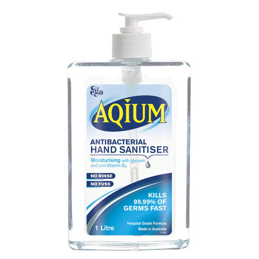 Aqium Antibacterial Hand Sanitiser 1 litre