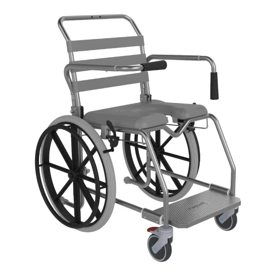 ASPIRE Self Propelled Commode - Weight bearing Platform - 460 mm Wide