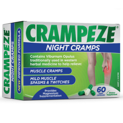 Crampeze Night Cramps 60 Capsules
