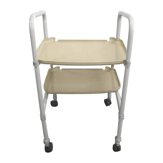 ASPIRE - MEAL TROLLEY - Adjustable Height - Plastic Trays