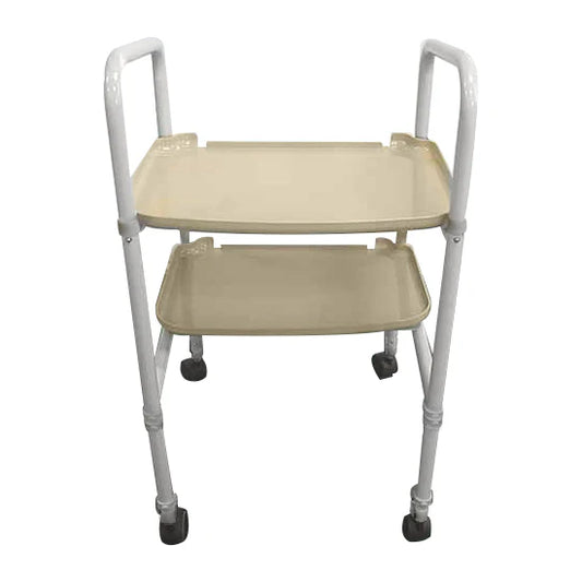 ASPIRE - MEAL TROLLEY - Adjustable Height - Plastic Trays