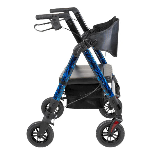 ASPIRE - GENESIS HD - Adjustable Seat Walker - Marble Blue Bariatric 204kg SWL