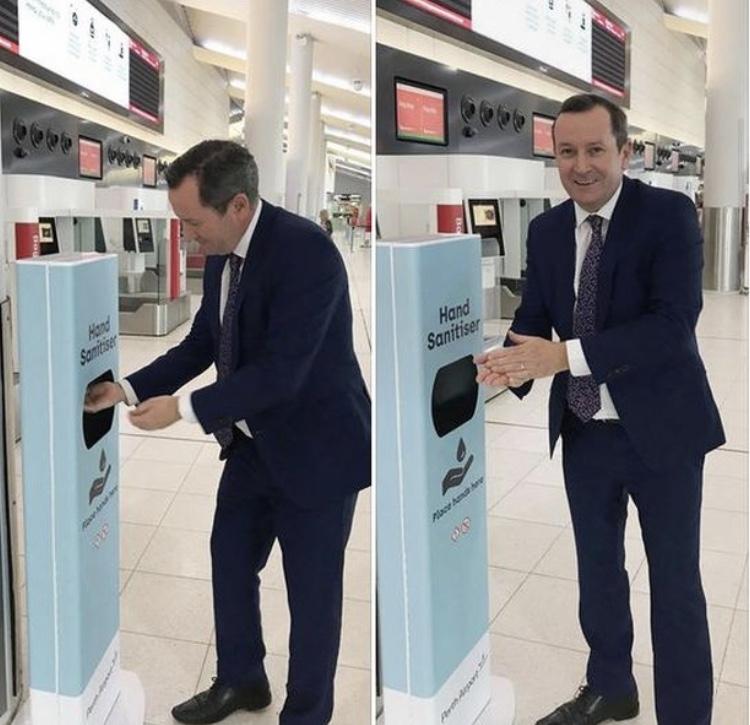 Commercial Free Standing Hand Sanitiser Stations