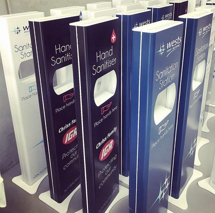 Commercial Free Standing Hand Sanitiser Stations