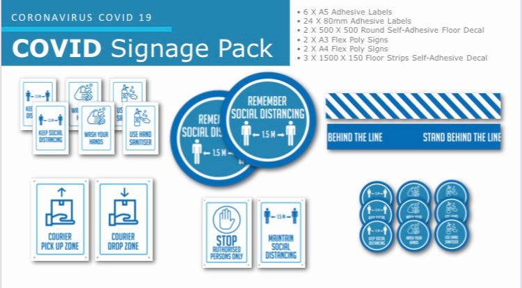 Keep Your Distance Covid Displays