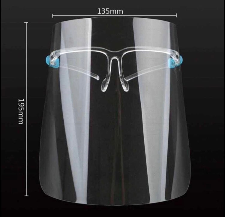 Transparent Face Shield With Visor