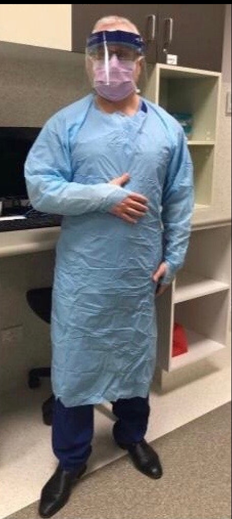 Isolation Gowns | Level 3 | Hospital Grade PPE (1 Pack/10 Gowns) or 50 per carton