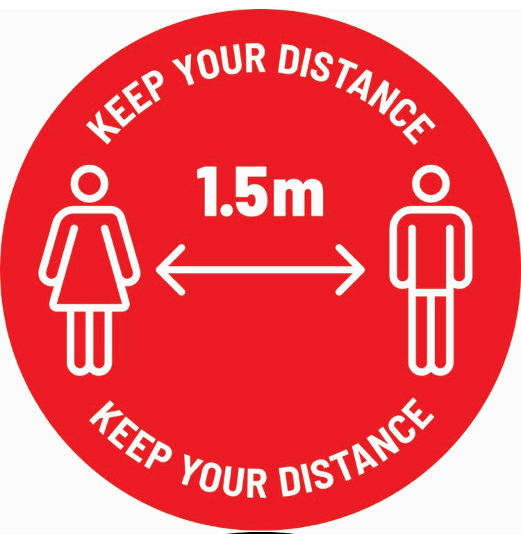 Keep Your Distance Covid Displays