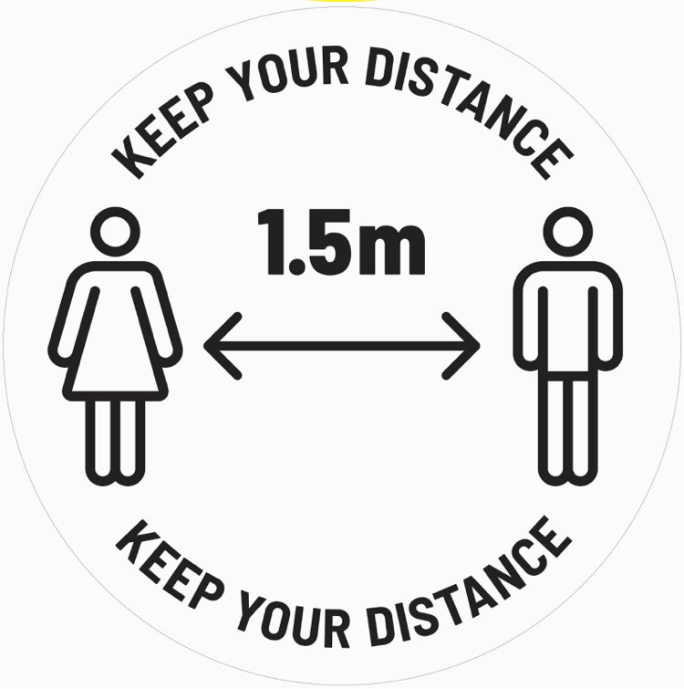 Keep Your Distance Covid Displays