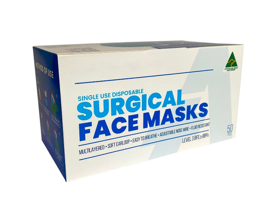 Australian Made Ausmed Disposable Surgical Face Masks
