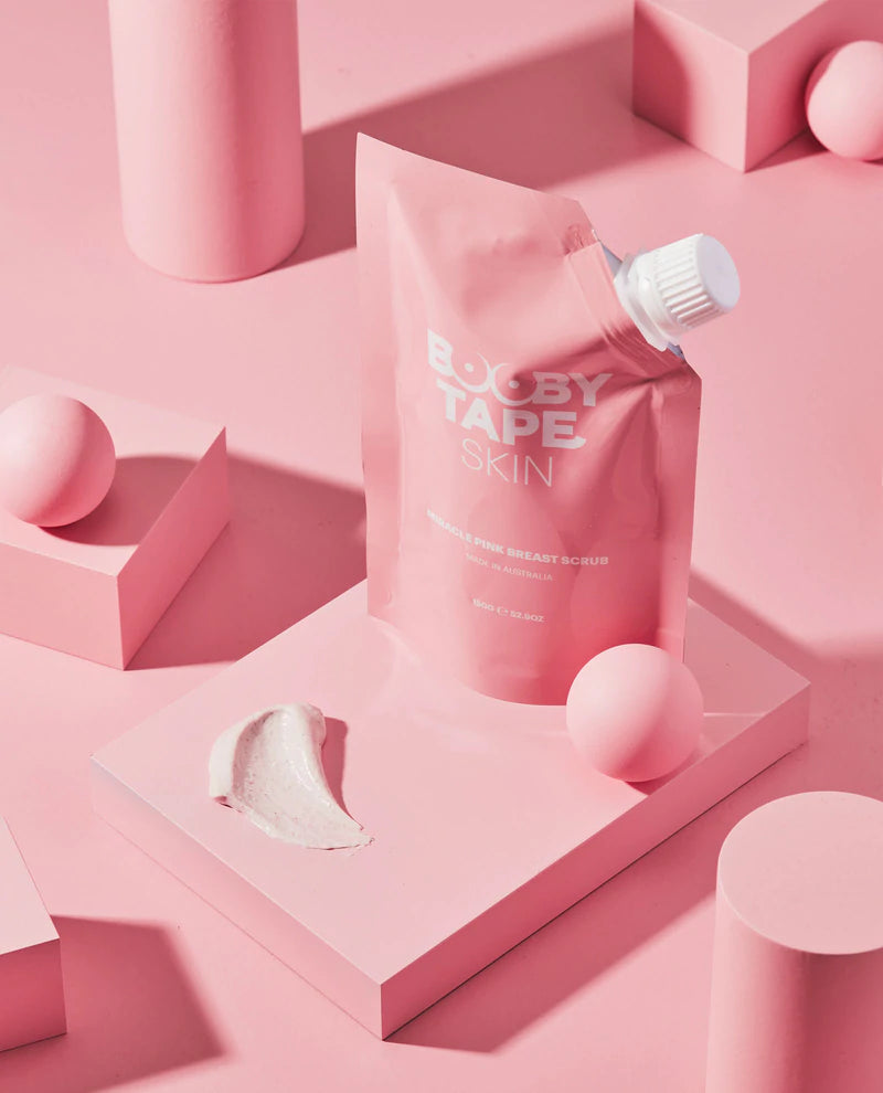 Miracle pink breast scrub