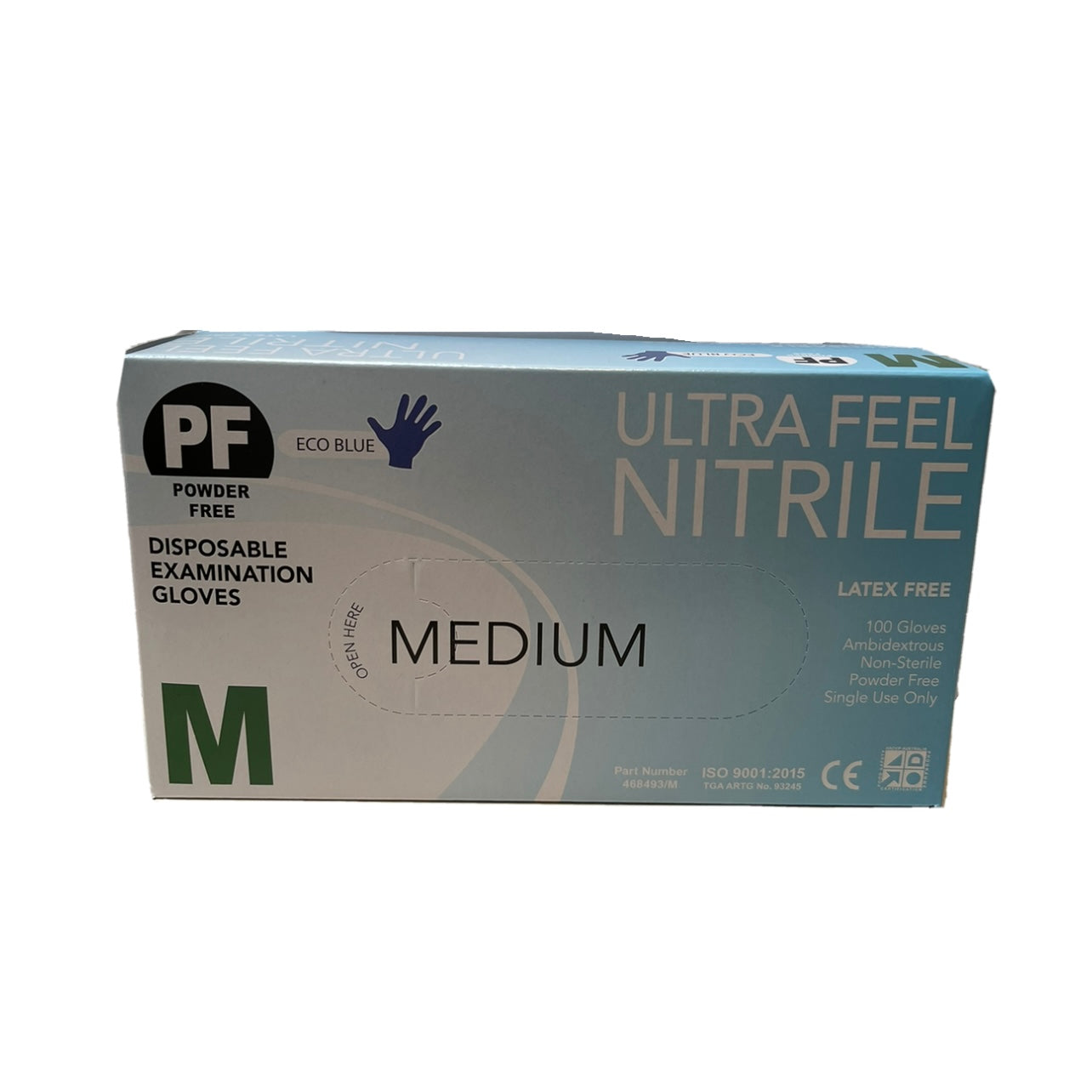 ULTRA FEEL - NITRILE - Powder Free - S, M, L,XL - In Stock - TGA