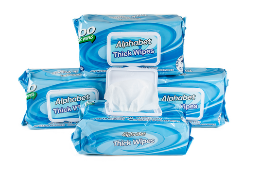 Alphabet Baby Wipes Thick and Durable