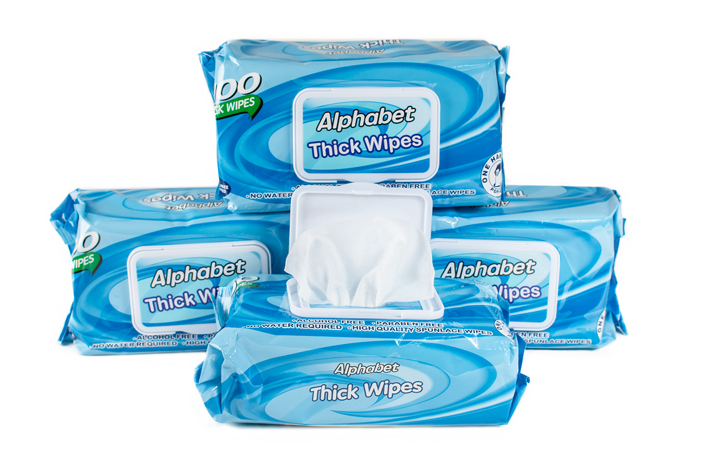 Alphabet Baby Wipes Thick and Durable