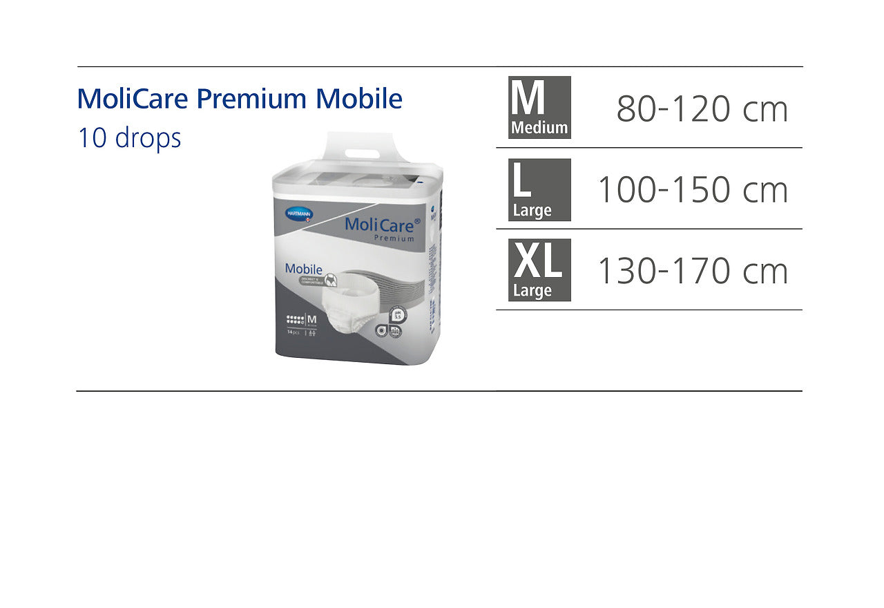 MoliCare Premium Mobile Pull-Ups 10 Drops 996637