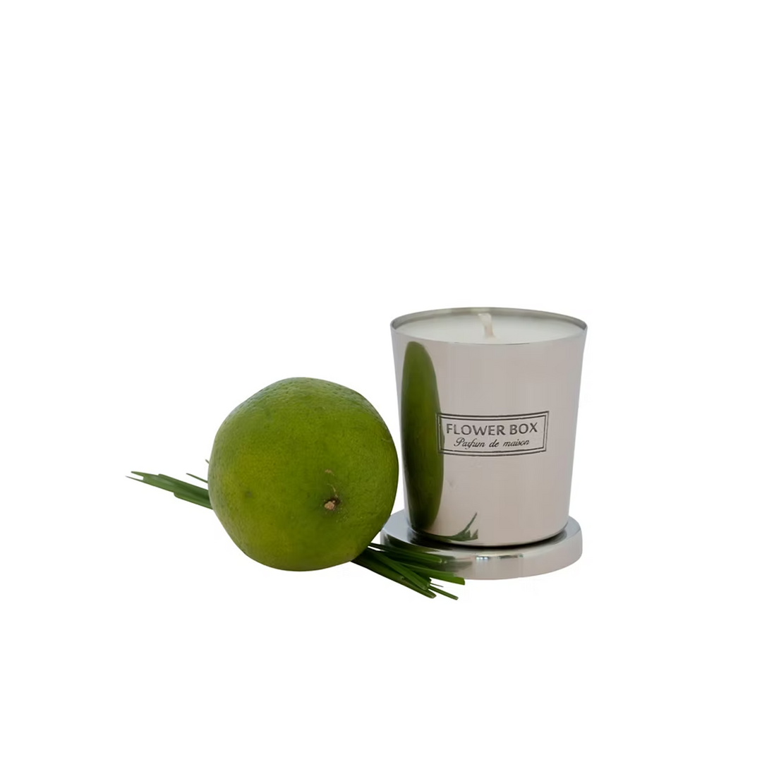 Flower Box Fresh Lemongrass Mini Candle 80g