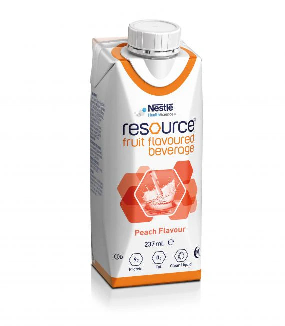 RESOURCE® Fruit Flavored Beverage Peach 237ml (1Carton/24bottles)