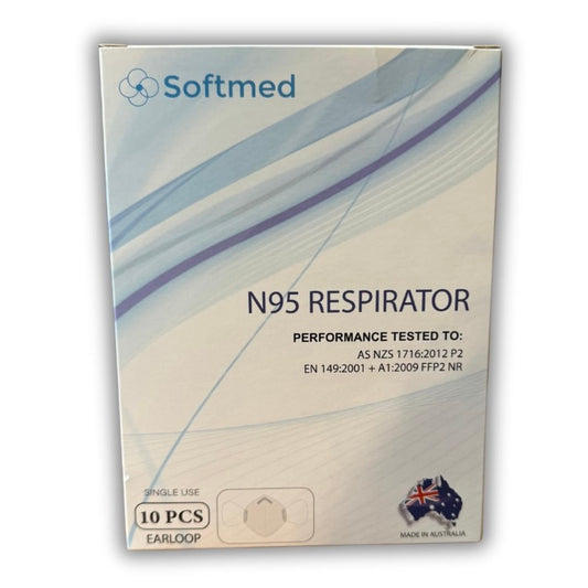 Softmed N95 Respirator White 10 pack N95 Masks