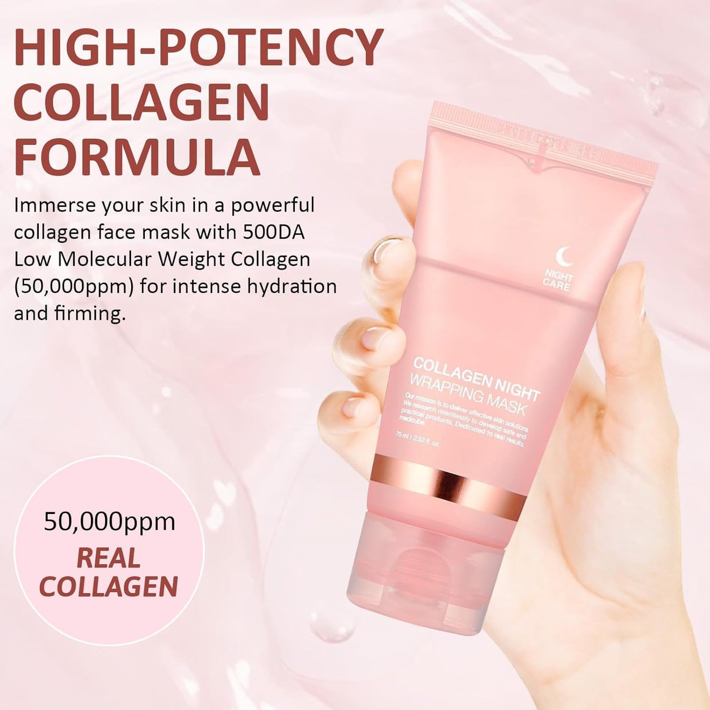 Collagen Night Wrapping Mask | Overnight Peel-Off Collagen Face Mask | 90ml