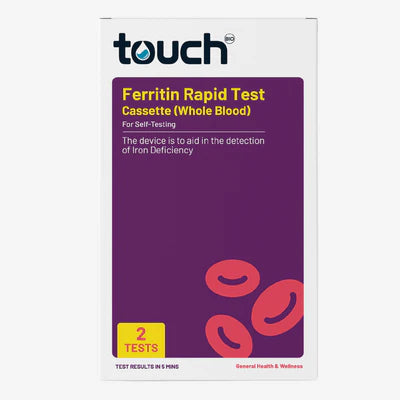 Ferritin Rapid Test (Iron Test) - For Self Testing (2 tests per kit