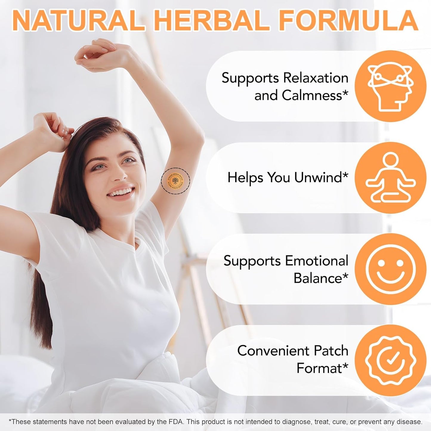 Stress Down Patches – Botanical Mood & Relaxation Support
