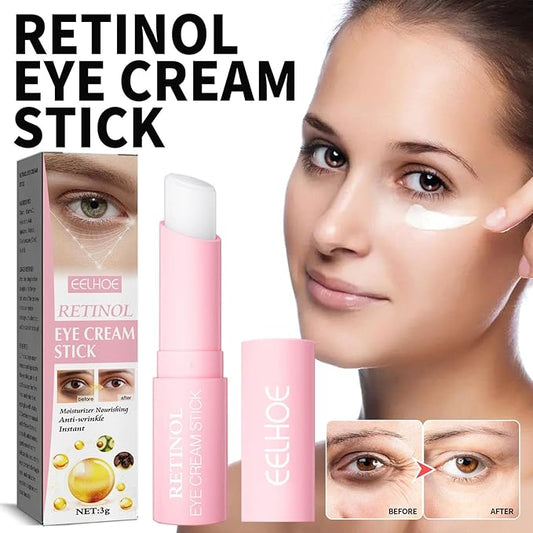 Retinol Eye Cream Stick, Anti Aging, Firming, Anti Wrinkle, Moisturising, Lightening, Brightening