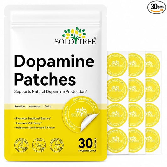 Solo Tree Dopamine Patches | Natural Focus, Mood & Mental Clarity Support
