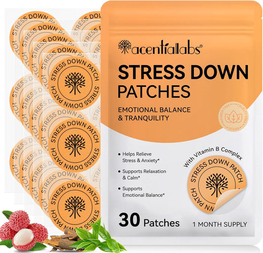 Stress Down Patches – Botanical Mood & Relaxation Support