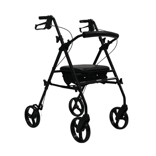 ASPIRE FLEX 8 - Adjustable Seat Walker 8" Wheel - Matte Black