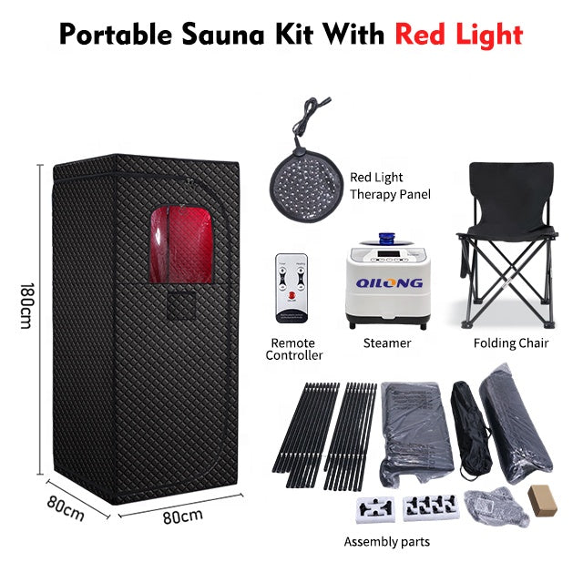 Portable Steam Sauna | Infrared + Red Light Therapy