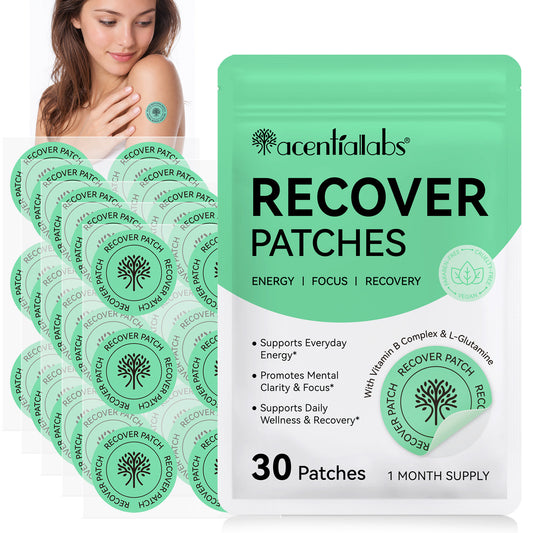 Acentialabs Recover Patches 30 pack and patch sheets