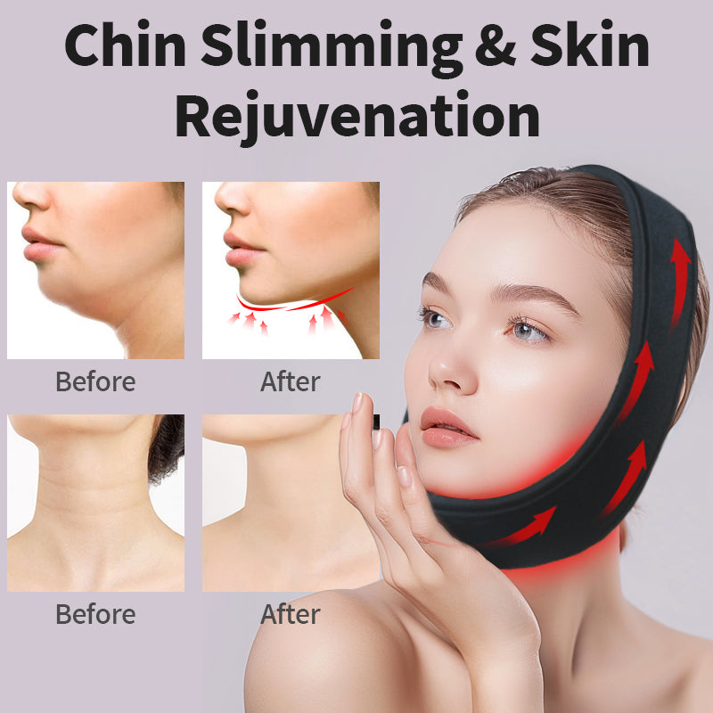 Rechargeable Red & Near-Infrared Light Therapy Wrap – Neck, Jaw & Body,  660nm red light, 850nm near-infrared light