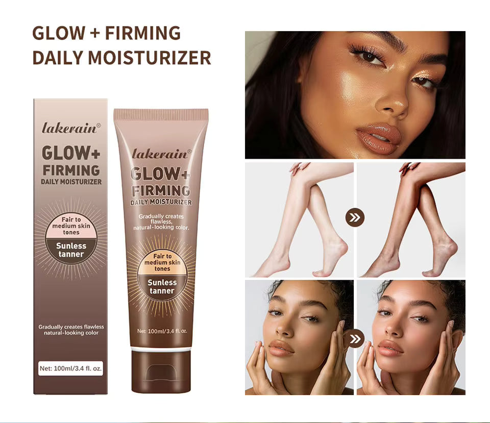 Glow + Firming Gradual Tan Body Moisturiser – Fair to Medium Skin Tones 100ml