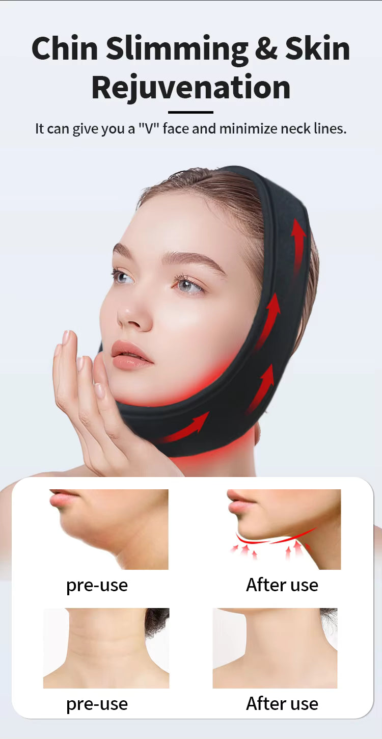 Rechargeable Red & Near-Infrared Light Therapy Wrap – Neck, Jaw & Body,  660nm red light, 850nm near-infrared light
