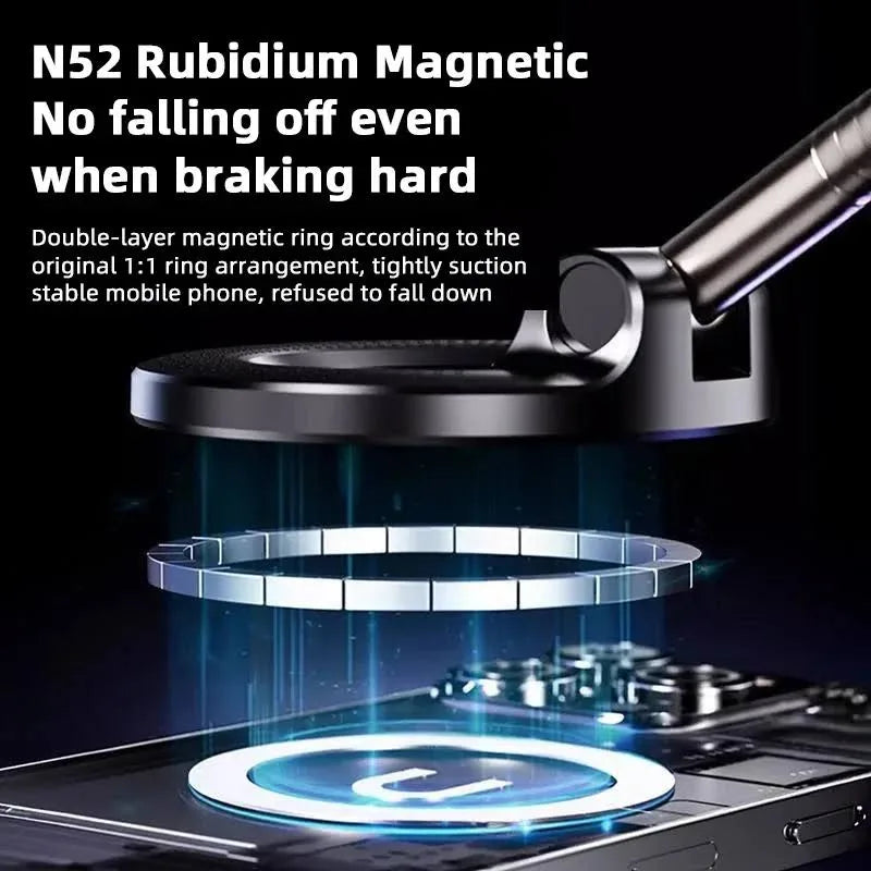 Universal Magnetic Vacuum Suction Car Phone Holder