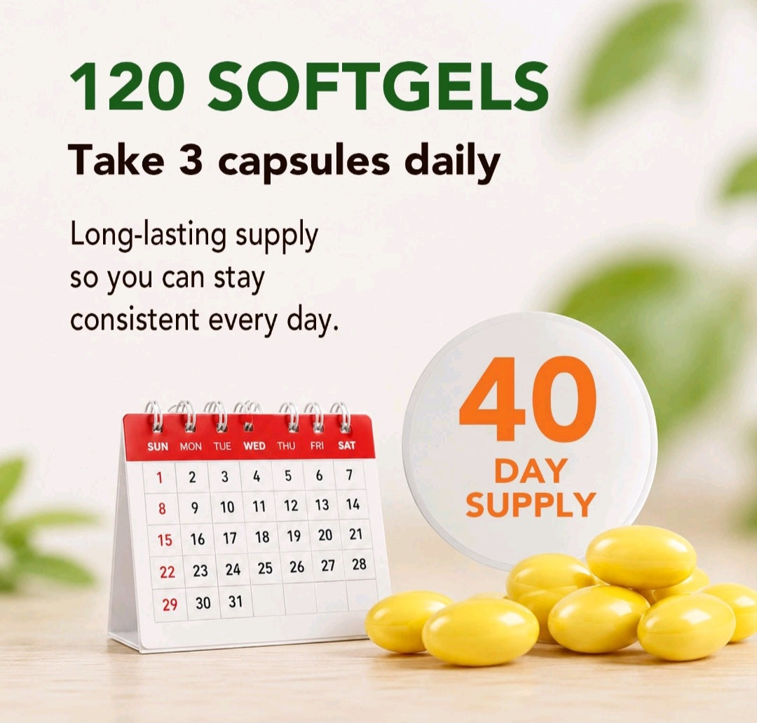 SOLOTREE Nattokinase pack quantity: 120 softgels, 40 servings of three softgels