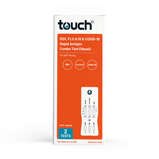 TouchBio RSV, Flu A/B & COVID-19 Rapid Antigen Test