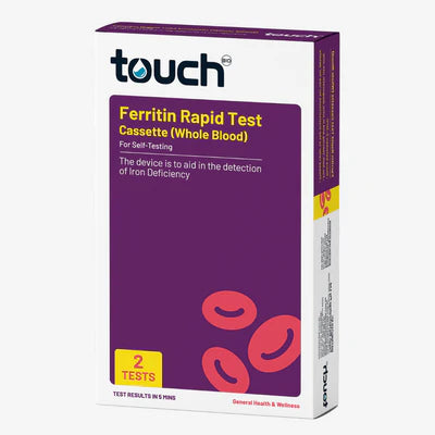 Ferritin Rapid Test (Iron Test) - For Self Testing (2 tests per kit
