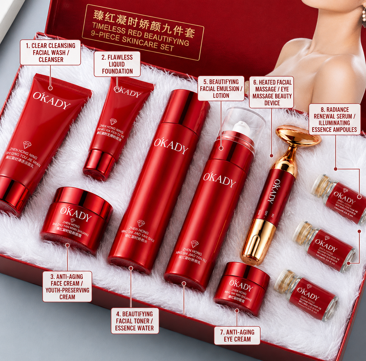 Hyaluronic Acid & Kojic Acid Skincare Set Australia | Anti-Ageing Brightening Routine for Skin